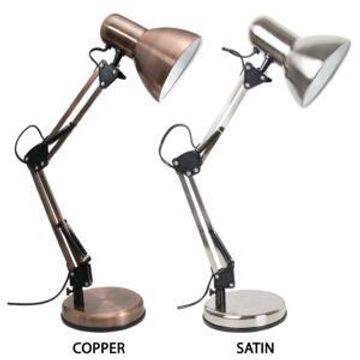 DESK LAMP METAL ADJUSTABLE COPPER