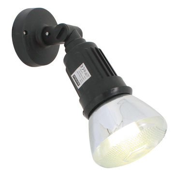 EUROLUX PLASTIC W/LIGHT 1XPAR38 180MM BLACK