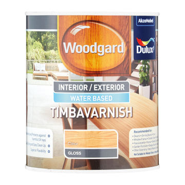 Dulux Woodgard Interior/Exterior Timba Varnish 1 L Clear
