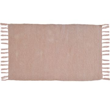 Rug cotton manoa bistro fringes 50x80cm