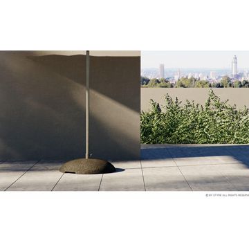 Base Dome Umbrella 20 kg Recycled Rubber