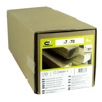 V26 HEX WOODSCREW STEEL WZP+CR3 7X70 6KG