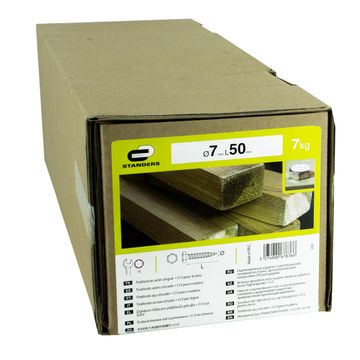 V26 HEX WOODSCREW STEEL WZP+CR3 7X50 7KG