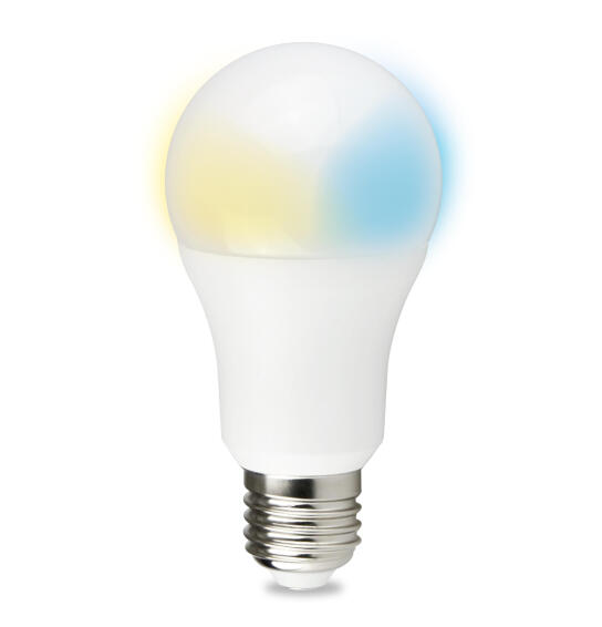 led light bulb 9w A60 E27 colour changing 3in1 warm to cool to daylight