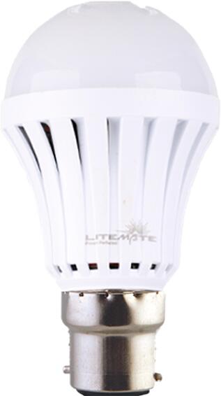 Litemate Rechargeable LED Light Bulb 5W A60 B22 Cool White