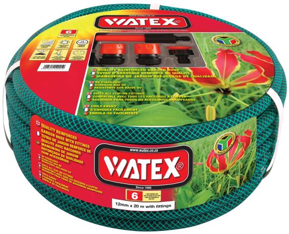 Hose, Garden Hose With Fittings, WATEX, 20mmx20m, 6 Years Gurantee