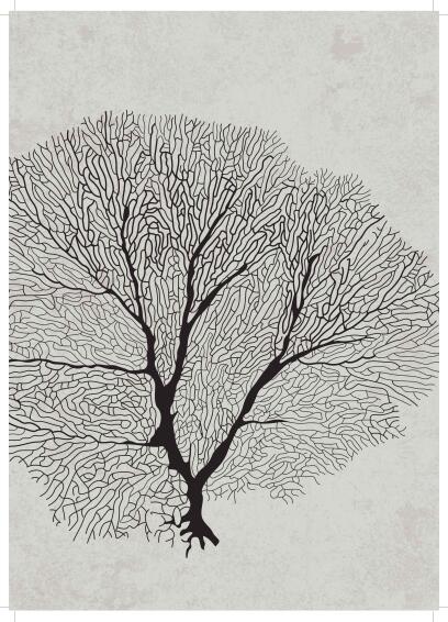 Wall art print coral 2 a4