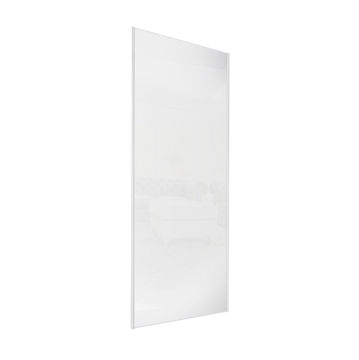 Wardrobe sliding door glass white h250xw92cm
