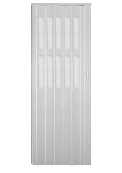 Folding Door PVC White Ash-w820xh2030mm
