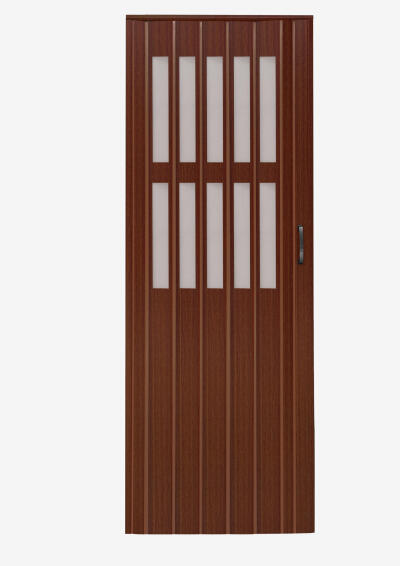 Folding Door PVC Walnut-w820xh2030mm