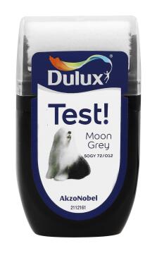 Paint tester wet roller colour guide DULUX Moon Grey 30ml
