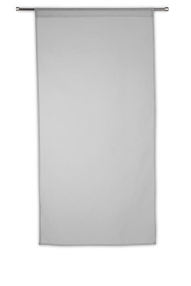 Café Curtain LEO Stone Grey 2 Pack 45x120cm