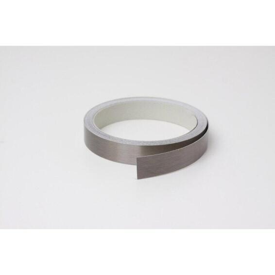 Kitchen Backsplash Edging L400Cm X W1Cm Stainless Steel Brushed Effect