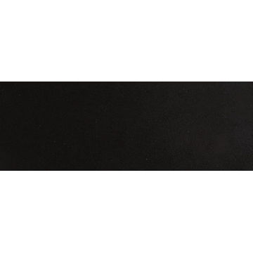 Quartz kitchen pure black splashback (per meter)