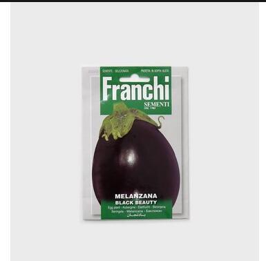 Seed, Egg Plant Black Beauty, FRANCHI SEMENTI