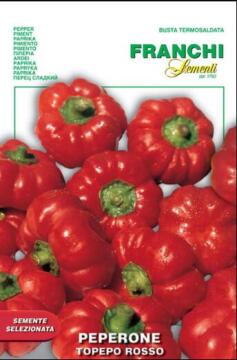 Seed, Sweet Pepper Topepo Rosso, FRANCHI SEMENTI