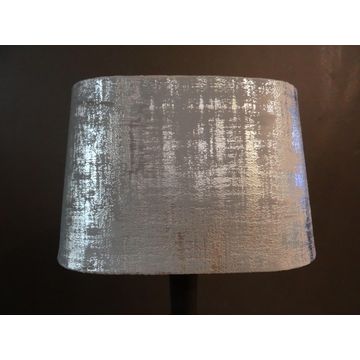 OVAL SHADE GREY-SILVER GLITTER