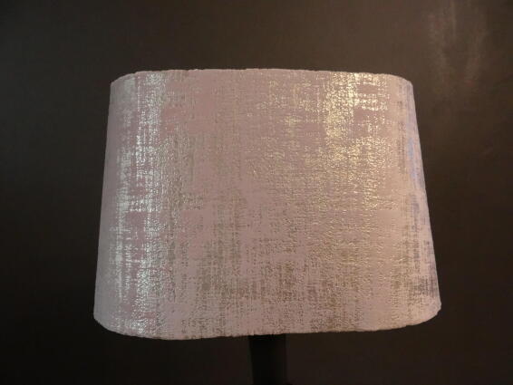OVAL SHADE PINK-GOLD GLITTER