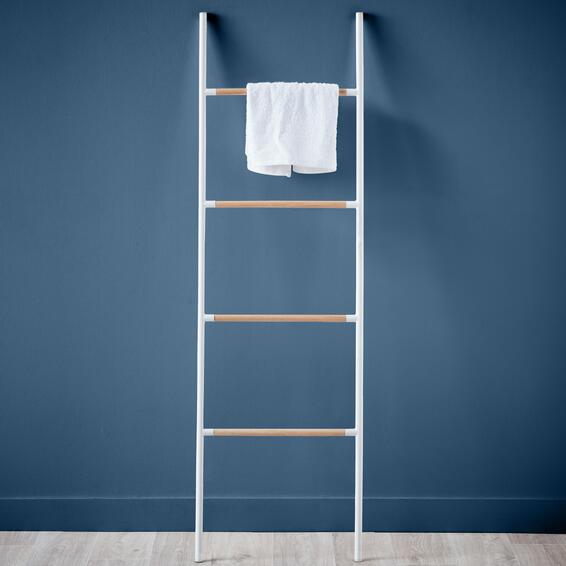 Sensea scandi towel ladder white
