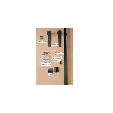 Sliding Mechanism Wooden Strap Door up to 35kg W930mm (Without Door)