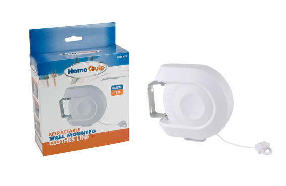 Home Quip Wall Mounted Clothes Washing Line 12m
