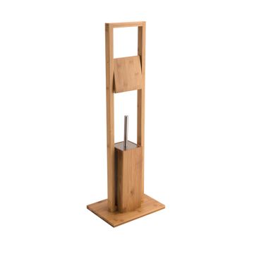 Sensea aneko bam toilet brush and paper holder