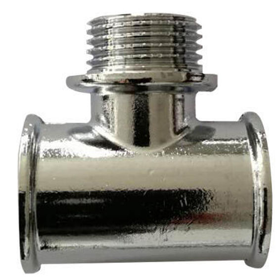 SCREWED CONN TEE BRASS EQ FMG1/2