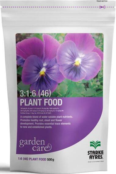 Fertiliser, Plant Food 3:1:6, STARK AYRES, 500g