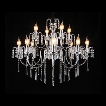 chandelier light 12x E14 elegant crystal 