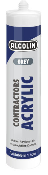 Acrylic sealant ALCOLIN Contractors Grey 260ml
