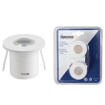 2 pack 1w led 4200k wh rd star light