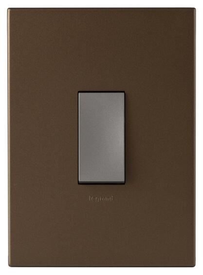 Switch LEGRAND 1 lever 2 way dark brown