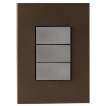 Switch LEGRAND 1 lever 2 way 2x4 dark brown