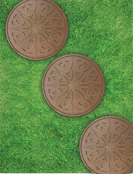 STEPPING STONE ROUND RUBBER 43 cm diameter