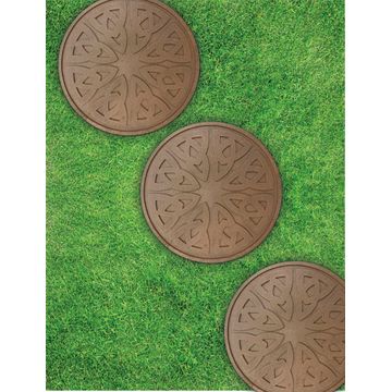 STEPPING STONE ROUND RUBBER 43 cm diameter