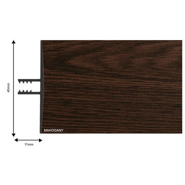 T-Piece Polyplus Mahogany 0.895m