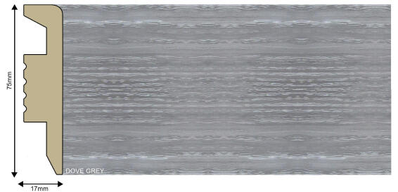 Skirting Dove Grey 2.7m