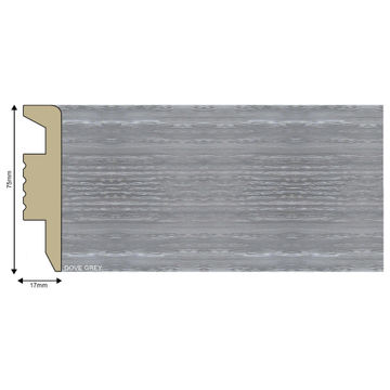 Skirting Dove Grey 2.7m