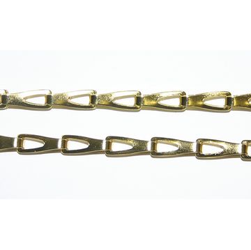 Chandelier chain brass plated 16.5x6.5mmx1m krafft