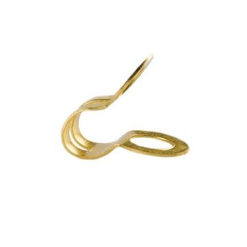 Ball chain attachment brass plated 3.2mm krafft