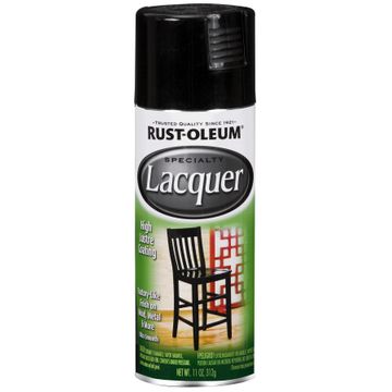 Rust-oleum Spray Paint Lacquer Black 312G