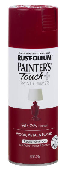 Spray Paint Gloss PAINTERS TOUCH+ Crimson 340G
