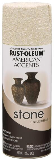 Spray paint RUST-OLEUM American Accents Stone Textured Bleached 340g