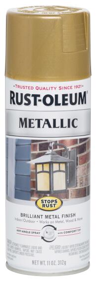 Spray paint RUST-OLEUM Metallic Gold Rush 312g