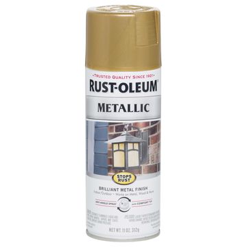 Spray paint RUST-OLEUM Metallic Gold Rush 312g