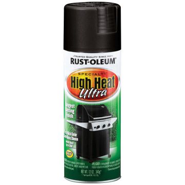 Spray paint RUST-OLEUM High Heat Ultra Semi-Gloss Black 340g