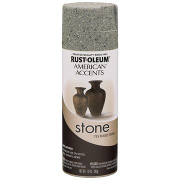 Spray paint RUST-OLEUM American Accents Stone Textured Gray 340g
