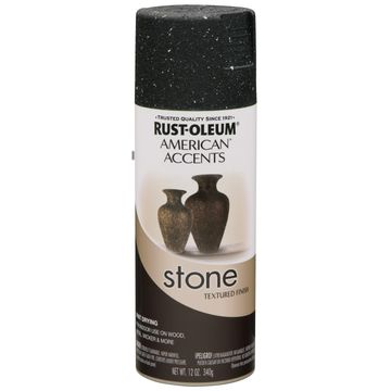Spray paint RUST-OLEUM American Accents Stone Textured Black Granite 340g