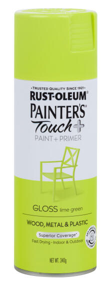 Spray Paint Gloss PAINTERS TOUCH+ Lime Green 340G