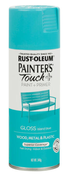 Spray Paint Gloss PAINTERS TOUCH+ Island Blue 340G